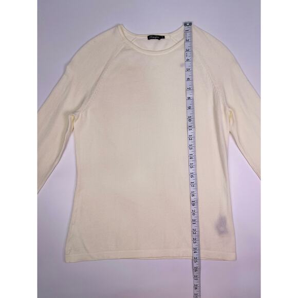 J. McLaughlin Ivory Long Sleeve Button Cuff Top Size S - Picture 9 of 10